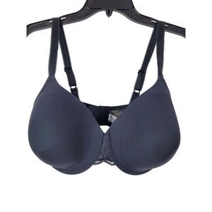 Wacoal 40DDD Black Lace Cotton Full Coverage Bra Style‎ 85340 GUC